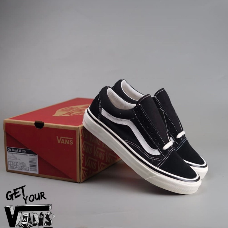 Vans Old skool Anaheim Style 36 Dx Black White Original 100% Bnib