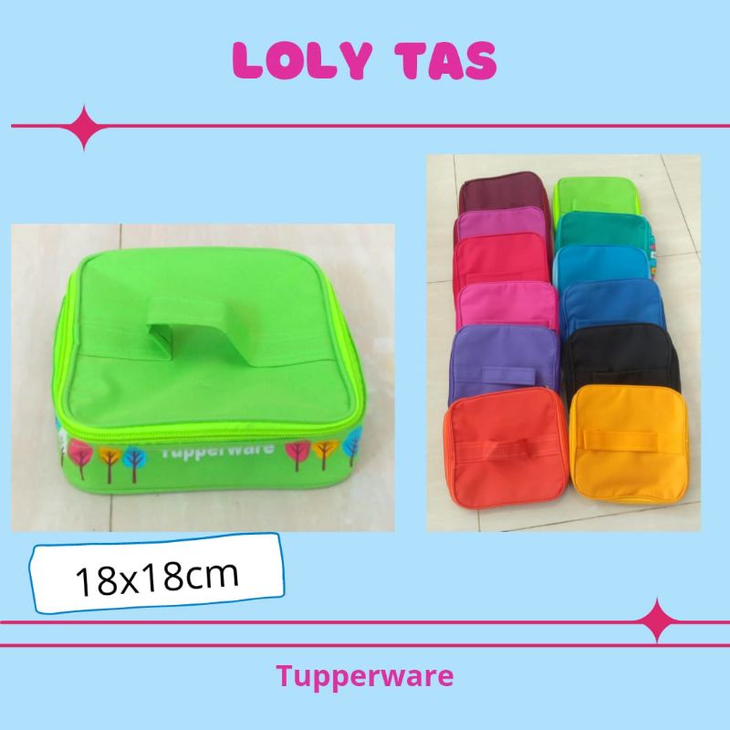 Loly tas/Tas kotak makan/bekal makan Tupperware