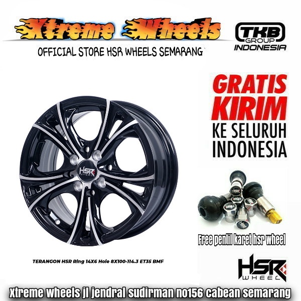 VELG MOBIL RACING RING 14 LEBAR 6 AVANZA XENIA CALYA SIGRA AGYA MIRAGE