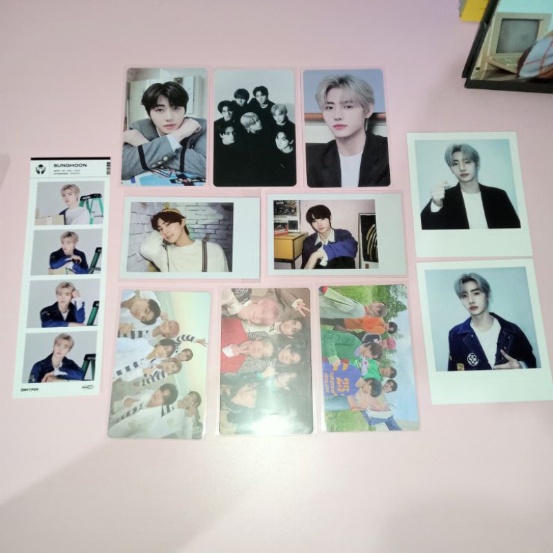 (OFFICIAL) ENHYPEN PHOTOCARD DIMENSION: DILEMMA ESSENTIAL DD ESSE ESSEN DIMENSION: ANSWER DA POB WEV