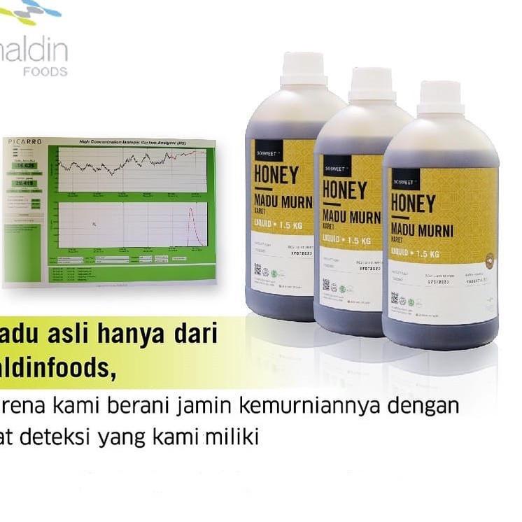 

TRX3j3Ix--haldinfoods Promo Paket 2 Pcs Madu Karet Murni Honey Hevea - 1 liter / 1.5 kg