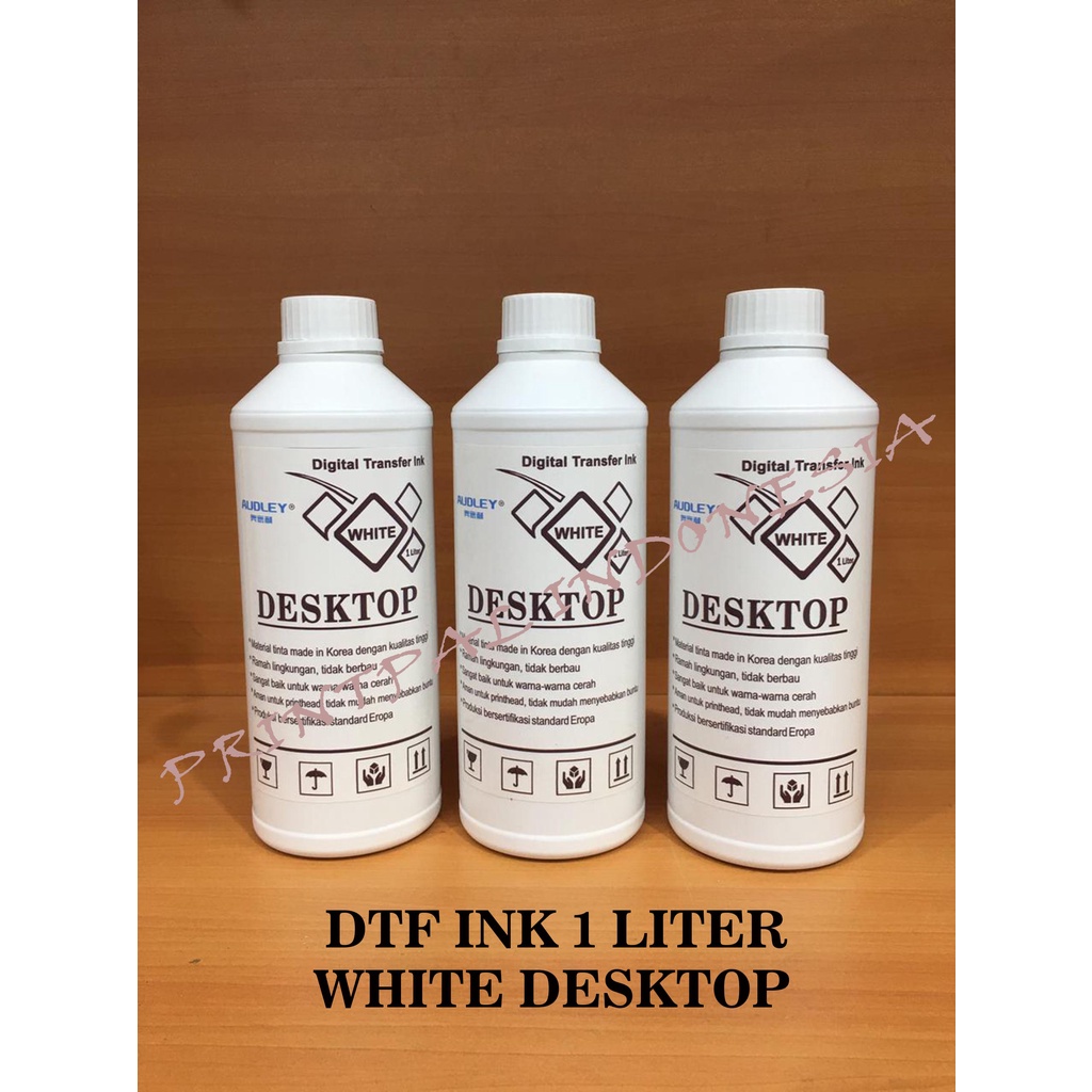 Tinta DTF (Digital Transfer Film) merk AUDLEY 1 Liter (WHITE)