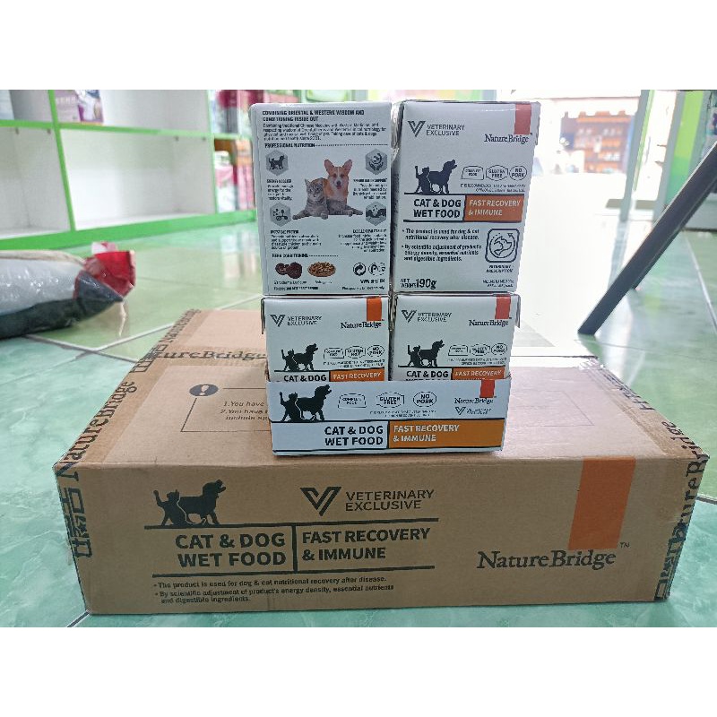 Nature bridge recovery 190g - wetfood anjing, kucing nature bridge recovery