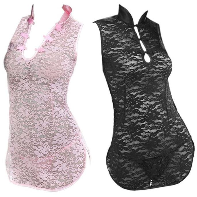 L1218 L1219 - Costume Cheongsam Kostum Chinese China Transparan Sexy