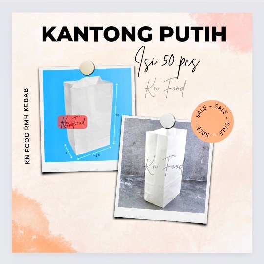 

Paper Bag Kantong Putih Polos - Kantong Kertas