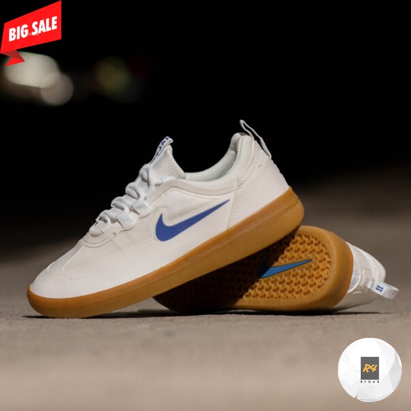 NIKE SB NYJAH FREE 2 SUMMIT WHITE BLUE 100% ORIGINAL BNWB | SEPATU NIKE ORIGINAL