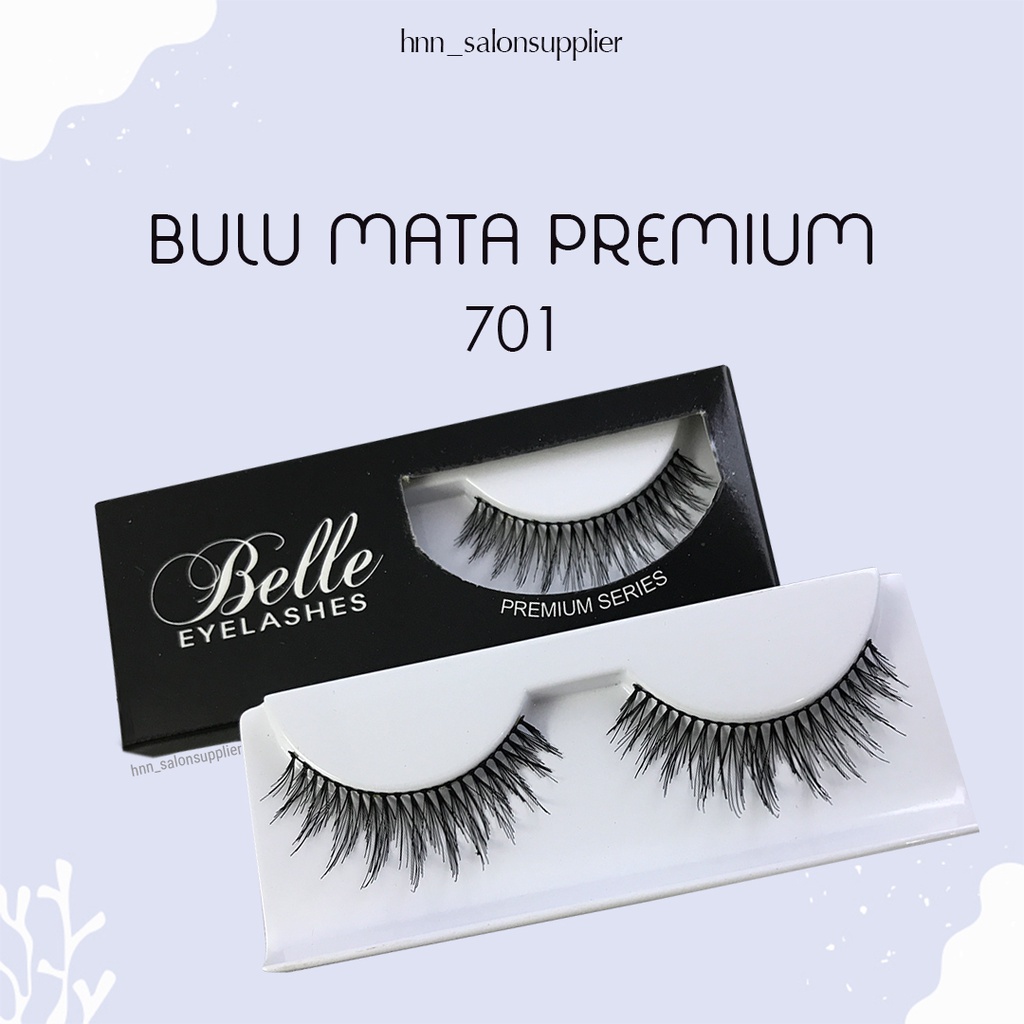 701 Bulu Mata Palsu Handmade Fake Eyelash Eye Lashes Lash Artifivial Belle Eyelashes