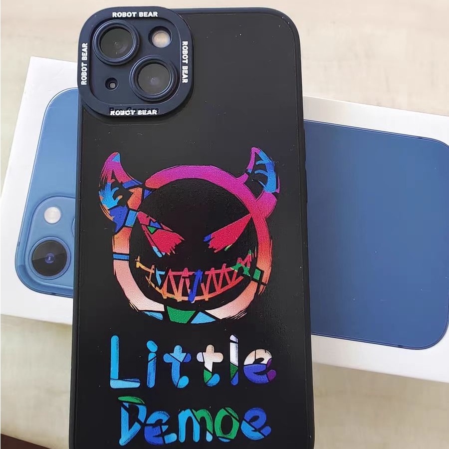 Ins Casing iPhone 14 14pro 14Plus 14prm 13 13pro 13pro 11 7Plus 8Plus Xr XS 12pro Max Motif Smiley Face