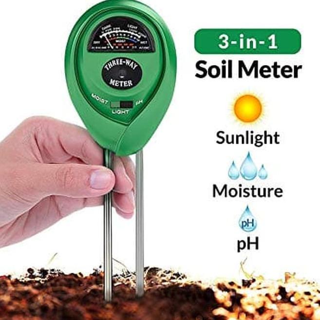 Harga Murah.. Mediatech Soil Meter 3 in 1 pH Meter Tanah / Soil Moisture Tester - B ZDY