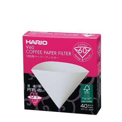 

Hario V60 V01 Coffee Paper Filter 40 pcs - Kertas Saring Kopi