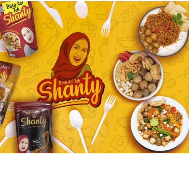 

66E✾ Paket Bundling (3 Varian) Baso Aci Teh Shanty TREN MASA KINI