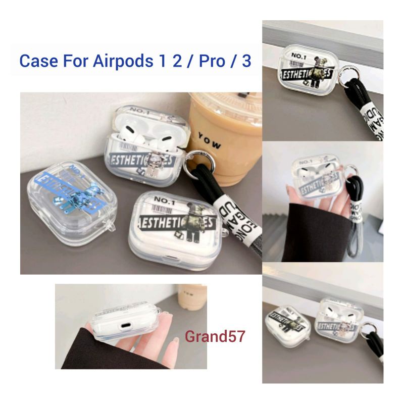 Case Airpods 3 2 Pro Kaws Casing Airpods 1 2 3 Pro Airpod Army Kaws
