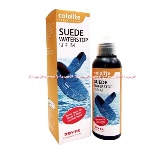 Cololite Casual Active Suede Waterstop Serum Water Semir Sepatu Kain Perawatan Sepatu Bahan Kain Kanvas Colo Lite Kololait Cloth Shoe Polish