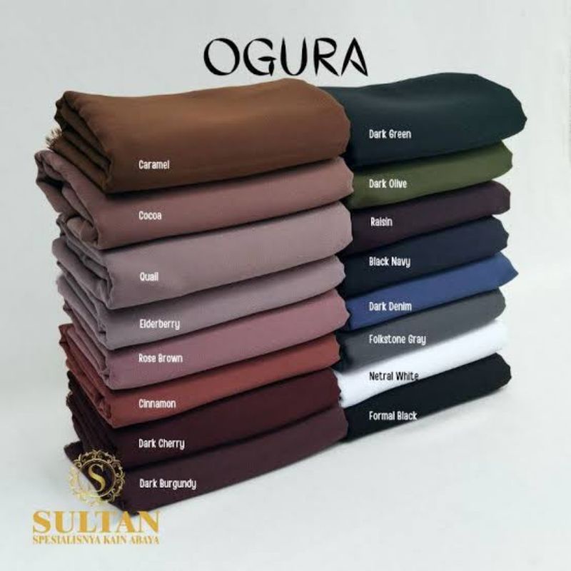 50 Cm Ogura Anti UV Kain Sultan - Gamis - French Khimar  - Abaya - Khimar - Niqob - Jilbab
