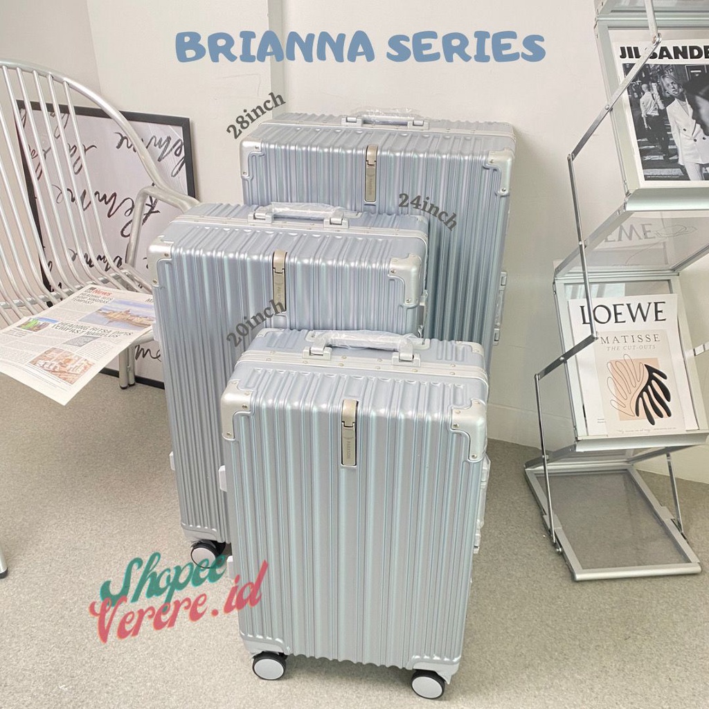 Koper Parkson BRIANNA Series 20 Inch Size Cabin dan 24 Inch Size Bagasi Koper Cabin TSA Lock Frame Aluminium SuitCase Koper Anti Pecah