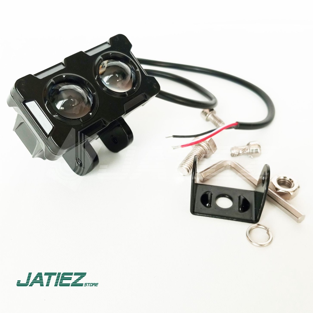 Lampu Tembak Sorot LED Laser Gun 2 Mata Varian B