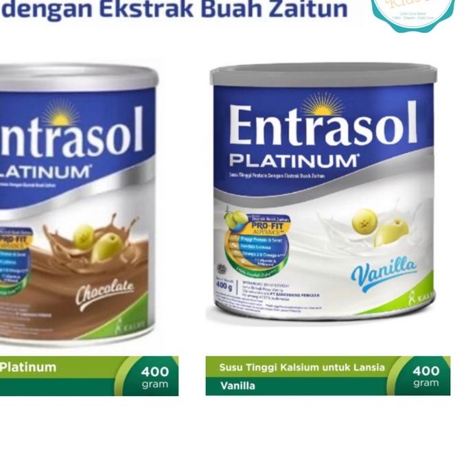 

Termurah Entrasol Platinum Vanila / Coklat 400 gr !!!