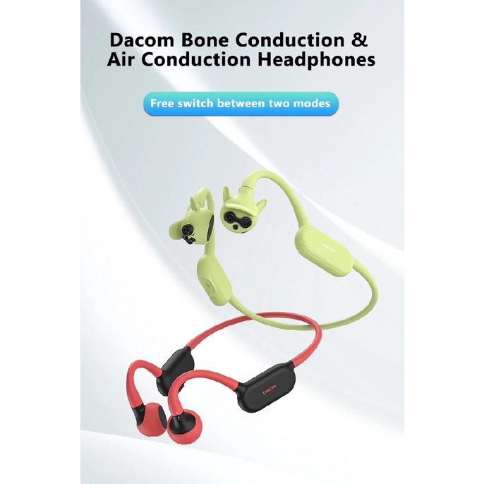 AKN88 - DACOM GEMINI G150 2-in-1 Bone Air Conduction Bluetooth Earphone IP66