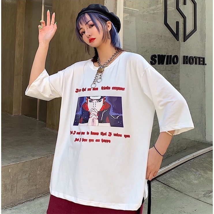 BRIGO Kaos Oversize Naruto Help anime II Kaos Jumbo Size Pria &amp; Wanita II Kaos Oversize Print DTF