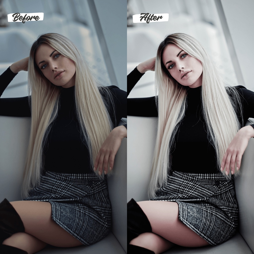 10 Lightroom Preset Gray Sepia IOS/Android &amp; Dekstop