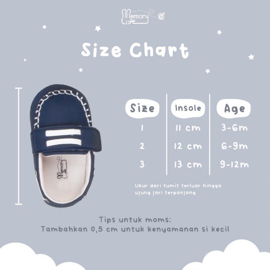 Tiny Steps Prewalker Soft Two Lines | Sepatu Prewalker