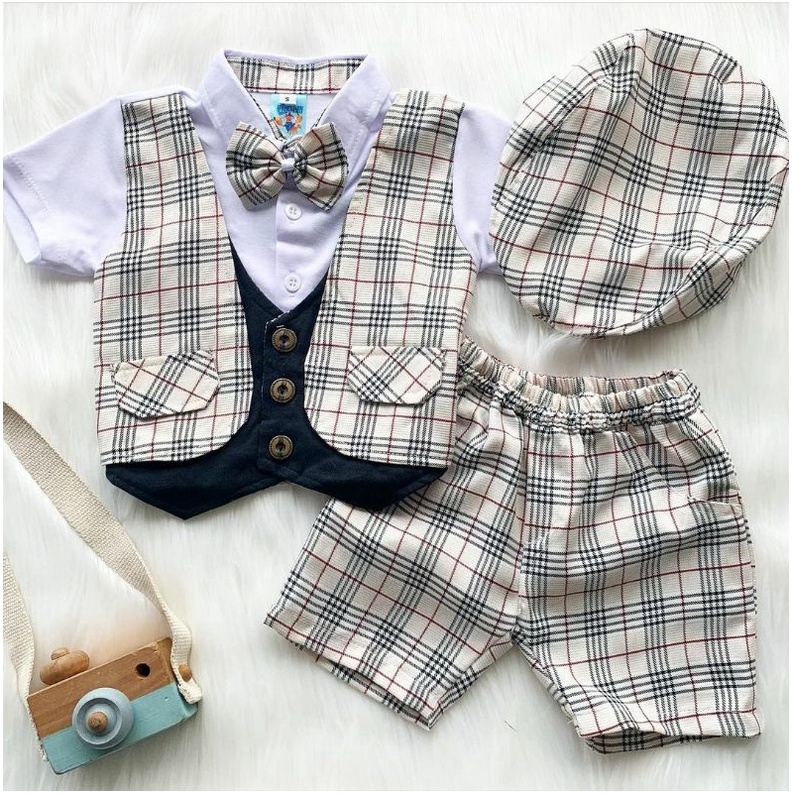 Baju setelan kaos celana polos motif lucu pergi jalan bestseller anak bayi cowok laki murah -MIC
