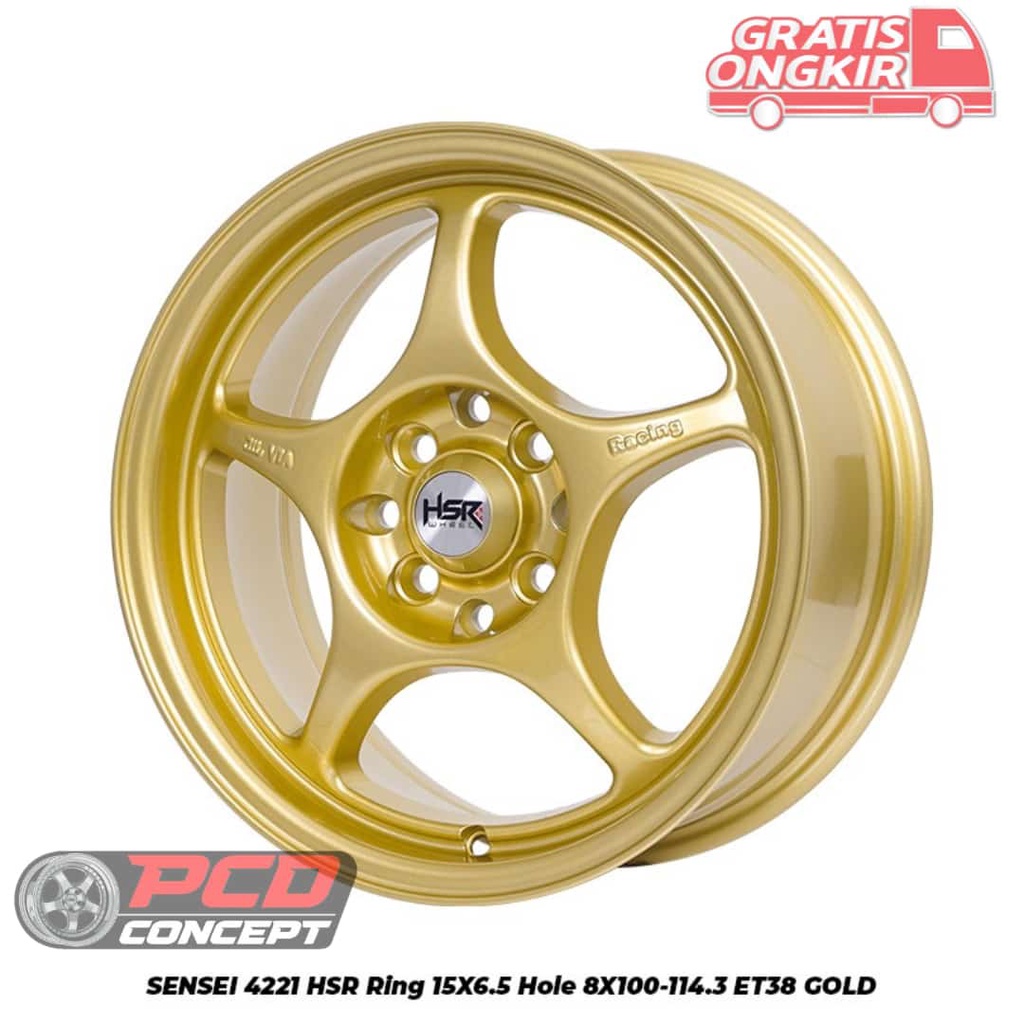 VELG MOBIL R15 ENKEI TULANG PNP AGYA CALYA BRIO JAZZ R15 HSR SENSEI R15 GOLD
