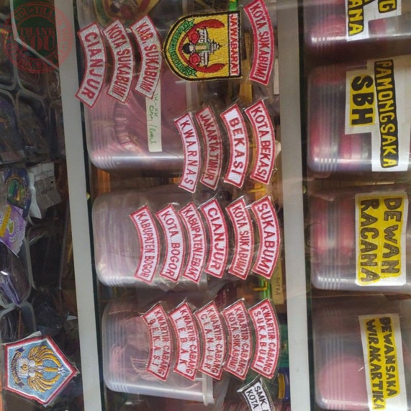 bordir lokasi Pramuka Jakarta timur kota Bogor, kabupaten Bogor, Indramayu, kwartir daerah Bordir Na