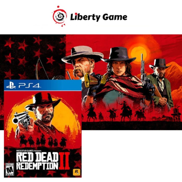 Ps4 Red Dead Redemption 2 / Rdr 2 ( Reg 3 / Asia / English ) Cd / Dvd / Kaset / Game / Games