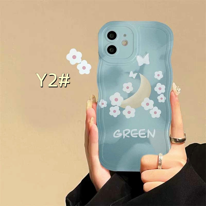 Case Samsung A04 A04 A04E A13 A03 A03S A21S A12 A22 M32 M22 A02S A04S A11 A51 A10 A30 A50 A52 A20S M12 A71 A32 Sky Moon White Flower Tiga Warna Motif Love Terbang Silikon Case