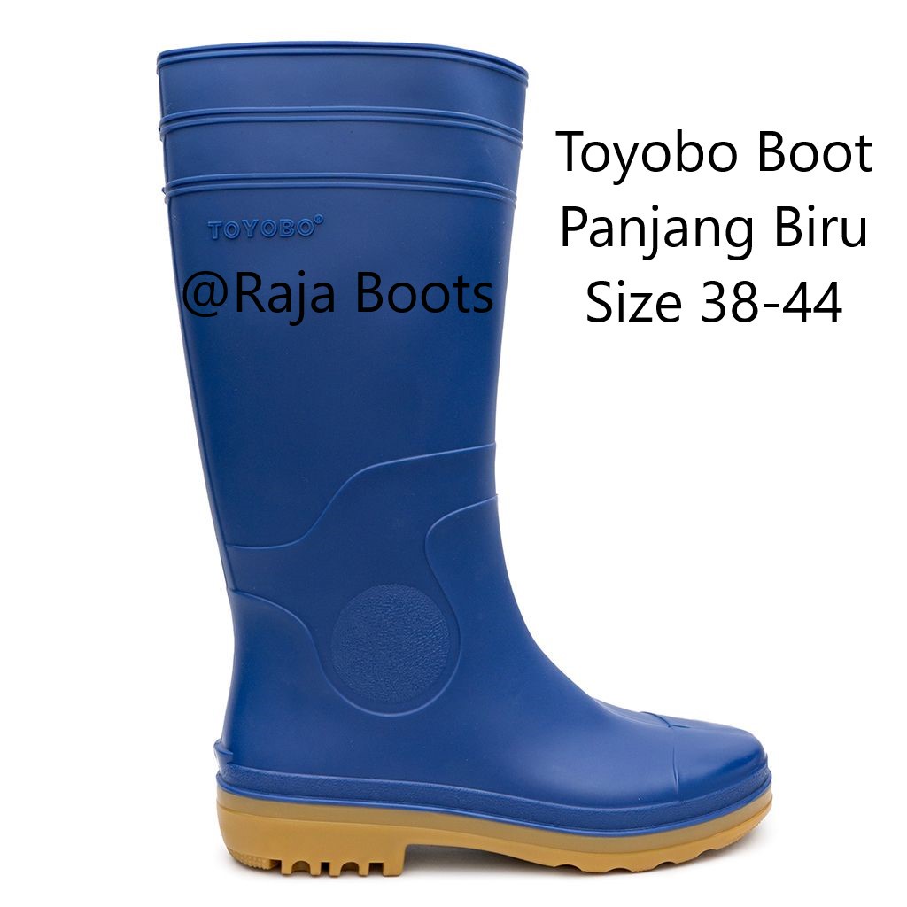 Toyobo Boots &amp; MaxSafe Boots Panjang Biru
