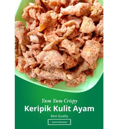 

10.10 Fasion sale kripik kulit ayam crispy 250 gram gas !!