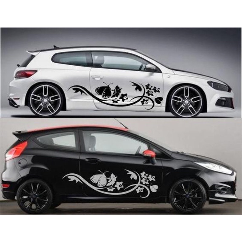 Stiker Mobil Motif bunga keren Stiker mobil Bunga untuk semua mobil Keren