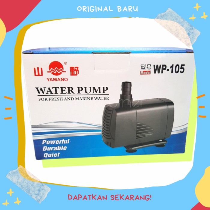 Yamano 105 Mesin Pompa Air Celup Pompa Aquarium Hidroponik Kolam Ikan
