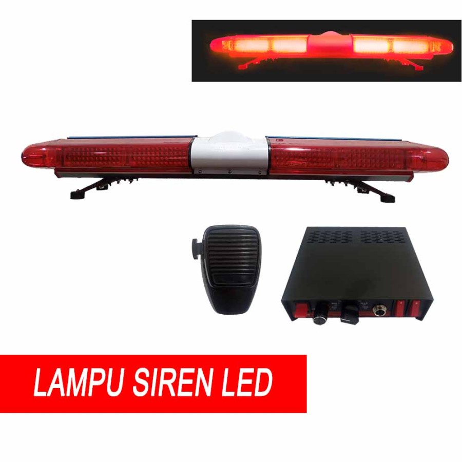 LAMPU SIRINE POLISI / AMBULANCE / AMBULAN / LAMPU POLISI LED ORIGINAL - RED LED