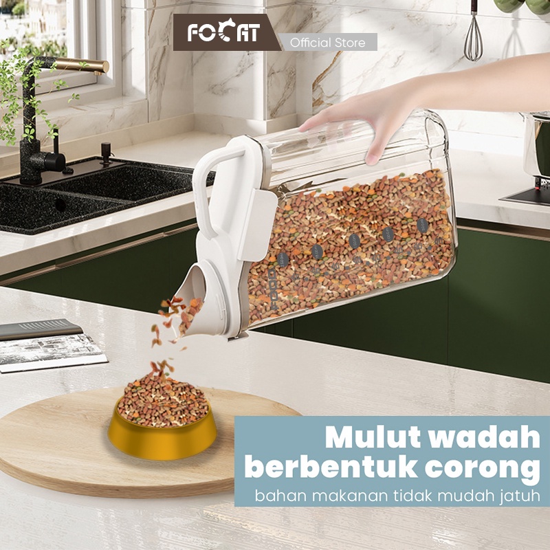 FOCAT Storage Jar E68 Kontainer Tempat Penyimpanan Makanan Hewan