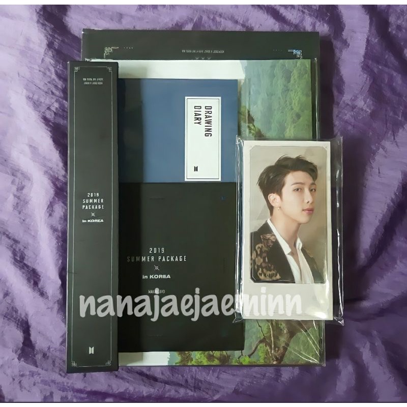 official summer package 2019 bts set diary jimin rare last taehyung v jungkook namjoon rm jhope suga