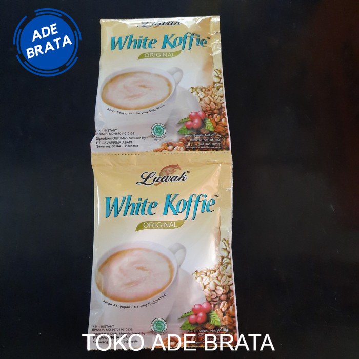 

luwak white coffee renceng isi 10 sachet