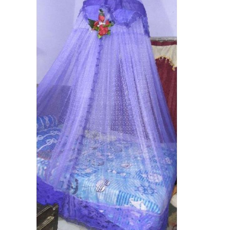 New Collection--KELAMBU GANTUNG BULAT TERBARU ANTI NYAMUK//BAHAN TILE TEBAL KOMBINASI BURKAT PALING 