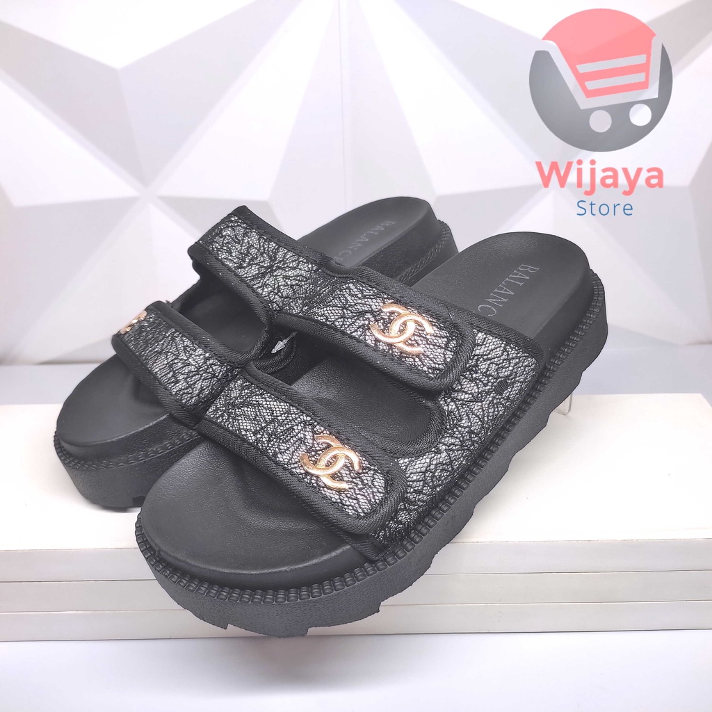 Sandal BALANCE 238 11A Wedges Slop Wanita Sendal Jelly Slide Selop Cewek Perempuan