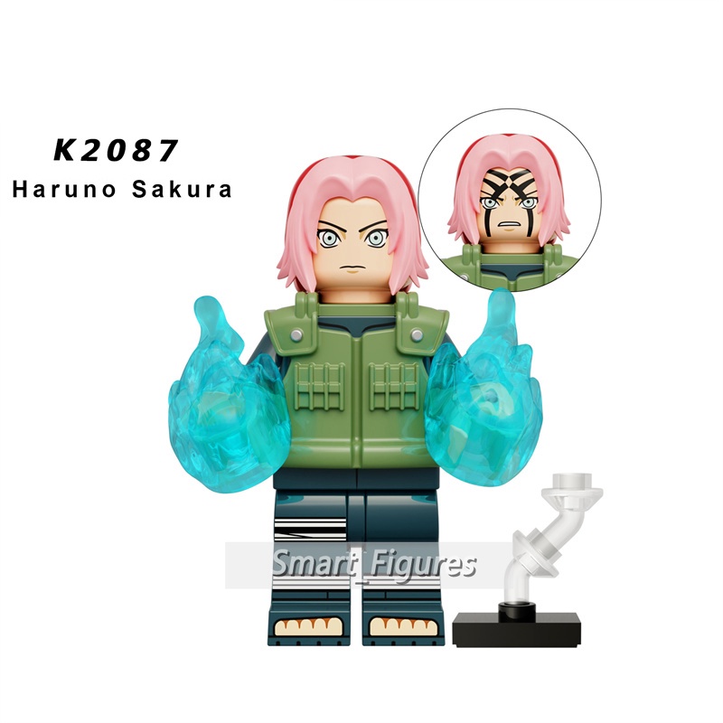 Mainan Balok Bangunan Mini Figure Naruto Sakura Gaara Tenten Haruno Sakura Hyuga Neji KDL812 Untuk Hadiah