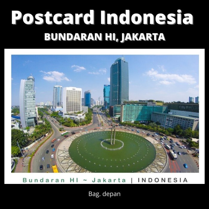 

Segera Miliki Postcard Indonesia - Bundaran Hi, Jakarta - Kualitas Premium Terlaris