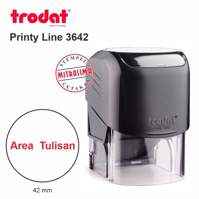 

Limited Stempel Trodat 3642 ( Model Ekonomis Bentuk Bulat ) Terlaris