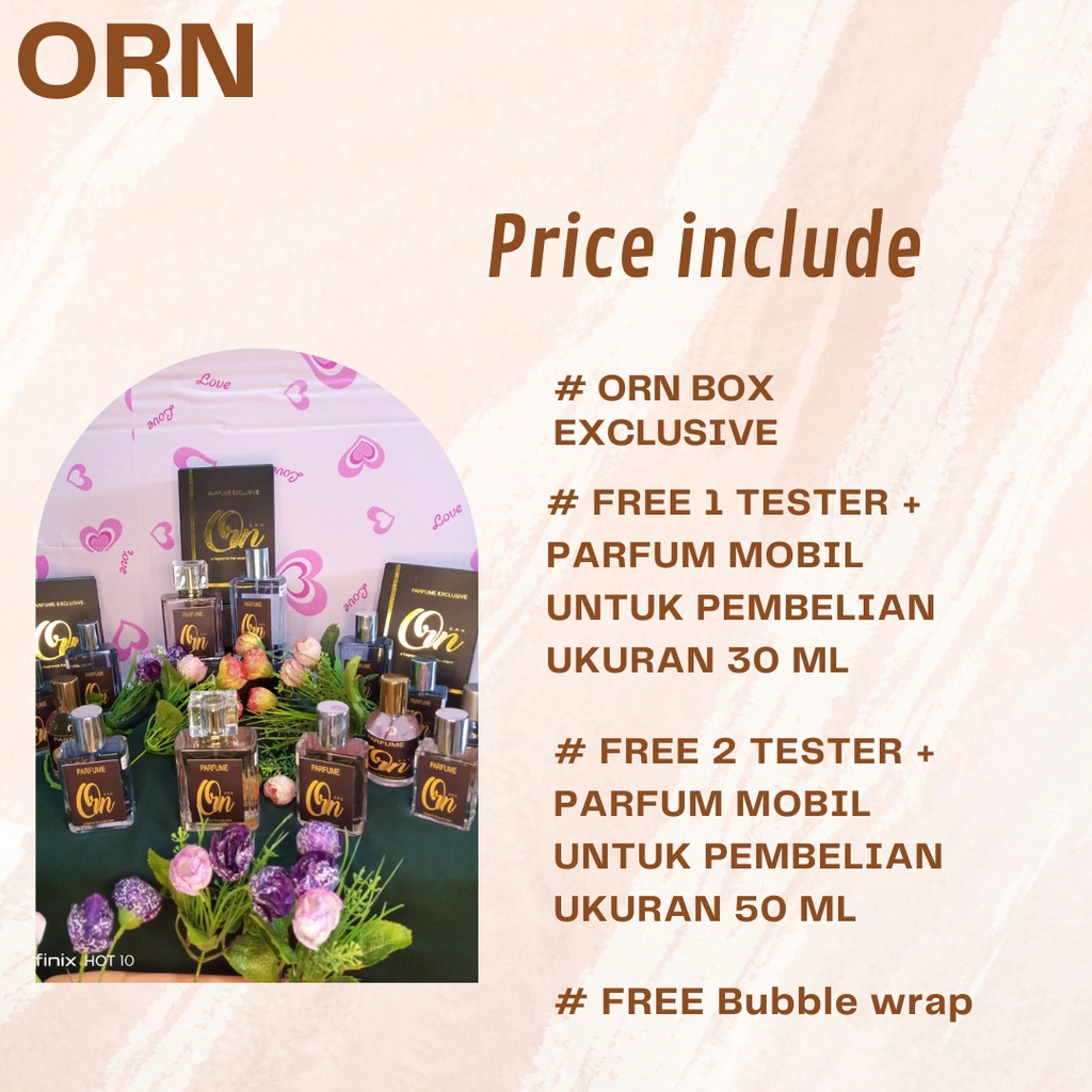 Parfum ORN Original [ Paket Exclusive ] | [ Spray ] Parfum Wanita Pria Edp