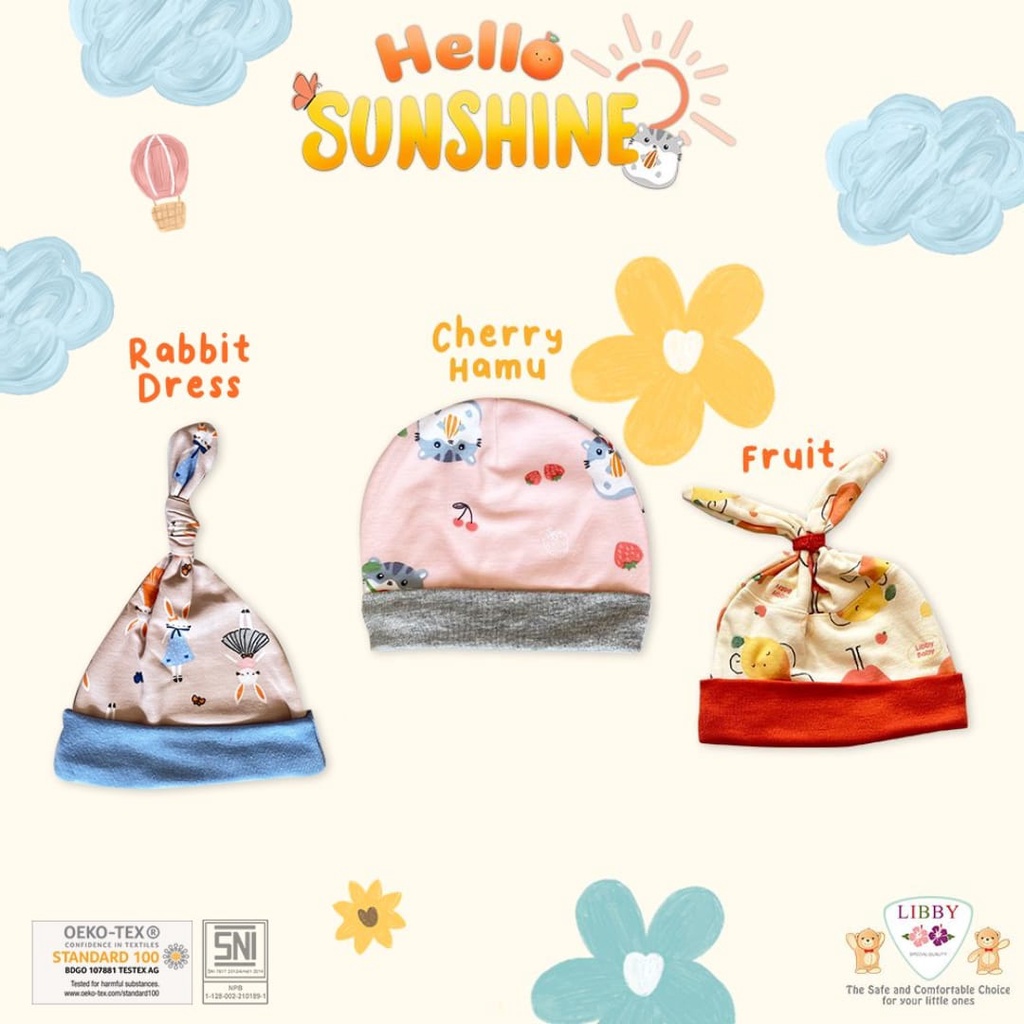 Libby Topi - Hello Sunshine Series (isi 3 Pcs)