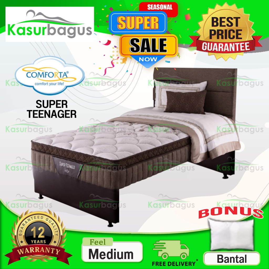 Comforta Kasur Sorong Super Teenager 2 in 1 - Tanpa Sorong 120x200