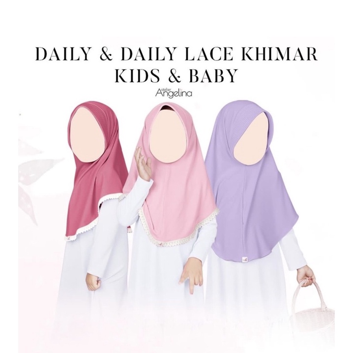 DAILY KHIMAR KIDS (DKK) HARDPAD (HP) SIZE 8-10y ATELIER ANGELINA New With Tag