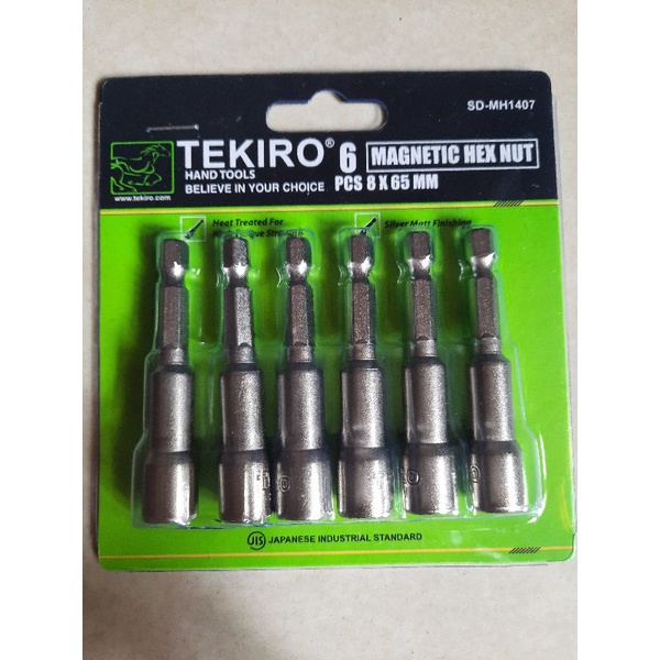 Mata Roofig Magnetic Hex Nut (set)8×65 Tekiro