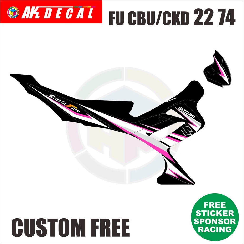 STRIPING LIVERY SATRIA FU 150 CBU/CKD CUSTOM 2274