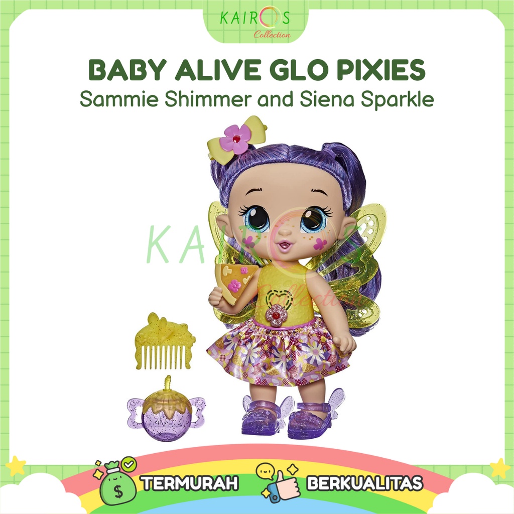 Baby Alive Glo Pixies Doll Siena Sparkle